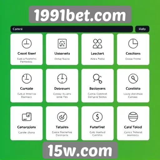 Recursos e funcionalidades do site 1991bet.com