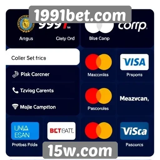 Métodos de pagamento disponíveis no 1991bet